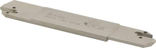 Iscar - 6mm Groove Width, 38mm Max Depth of Cut, Right Hand Cut, HFF Indexable Grooving Blade - HFPR/L 6030... Insert Style, Series Heliface - Apex Tool & Supply