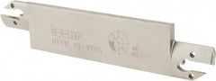 Iscar - 4mm Groove Width, 25mm Max Depth of Cut, Right Hand Cut, HFF Indexable Grooving Blade - HFPR/L 4004... Insert Style, Series Heliface - Apex Tool & Supply