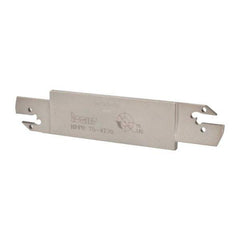 Iscar - 4mm Groove Width, 30mm Max Depth of Cut, Right Hand Cut, HFF Indexable Grooving Blade - HFPR/L 4020... Insert Style, Series Heliface - Apex Tool & Supply