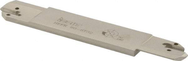 Iscar - 6mm Groove Width, 32mm Max Depth of Cut, Right Hand Cut, HFF Indexable Grooving Blade - HFPR/L 6004... Insert Style, Series Heliface - Apex Tool & Supply