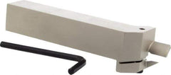 Iscar - HFH, External, Right Hand, 0.67" Max Depth of Cut, 0.197" Max Groove Width, Indexable Grooving Tool Holder - DGN.., GRIP 50.., HFPR 5004 Insert Compatibility, 1" Shank Height, 1" Shank Width, 6" OAL - Apex Tool & Supply