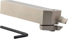 Iscar - HFH, External, Right Hand, 0.47" Max Depth of Cut, 0.157" Max Groove Width, Indexable Grooving Tool Holder - DGN 4.., GRIP 4.., HFPR 4004 Insert Compatibility, 1" Shank Height, 1" Shank Width, 6" OAL - Apex Tool & Supply