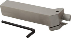 Iscar - HFH, External, Right Hand, 0.67" Max Depth of Cut, 0.236" Max Groove Width, Indexable Grooving Tool Holder - DGN 6303, GRIP 6.., HFPR 6004 Insert Compatibility, 1" Shank Height, 1" Shank Width, 6" OAL - Apex Tool & Supply