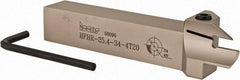 Iscar - HFH, External, Right Hand, 0.79" Max Depth of Cut, 0.157" Max Groove Width, Indexable Grooving Tool Holder - DGN 4.., GRIP 4.., HFPR 4004 Insert Compatibility, 1" Shank Height, 1" Shank Width, 6" OAL - Apex Tool & Supply