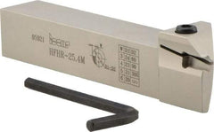 Iscar - HFH, Internal or External, Right Hand, 0.209" Max Depth of Cut, 0.118 to 0.236" Groove Width, Indexable Grooving Tool Holder - HFPR Insert Compatibility, 1" Shank Height, 1" Shank Width, 6" OAL - Apex Tool & Supply