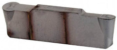 Iscar - 3015HFPL Grade IC354, 3mm Cutting Width Carbide Grooving Insert - 1.5mm Max Depth of Cut, Left Hand, TiCN Finish - Apex Tool & Supply