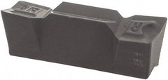Iscar - 6004HFPR Grade IC428, 6mm Cutting Width Carbide Grooving Insert - 3mm Max Depth of Cut, Right Hand, 0.4mm Corner Radius, Al2O3 Finish - Apex Tool & Supply