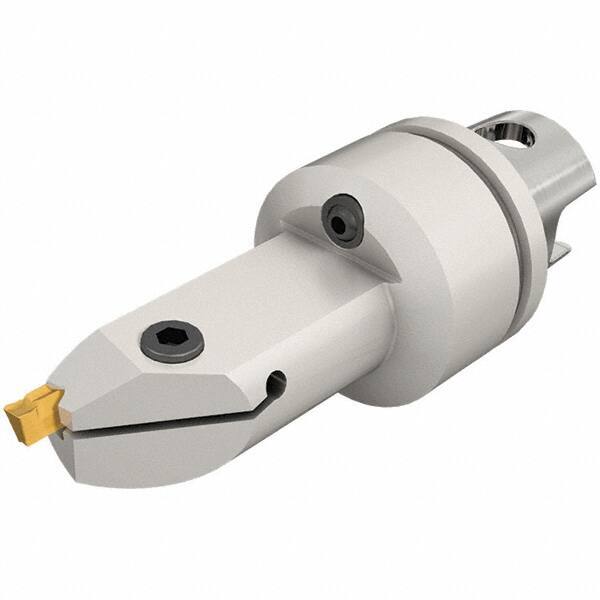 Iscar - KM-HFIR, Internal, Right Hand, 52mm Max Depth of Cut, 3 to 6mm Groove Width, Indexable Grooving Tool Holder - 25mm Shank Width, Through Coolant - Apex Tool & Supply