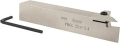 Iscar - PHG, External, Left Hand, 0.67" Max Depth of Cut, 3/32 to 1/8" Groove Width, Indexable Grooving Tool Holder - GDMW 2.4 Insert Compatibility, 1" Shank Height, 1" Shank Width, 6" OAL - Apex Tool & Supply