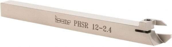 Iscar - PHS, External, Right Hand, 2.4 to 3.18mm Groove Width, Indexable Grooving Tool Holder - GDMW 2.4 Insert Compatibility, 12mm Shank Height, 12mm Shank Width, 150mm OAL - Apex Tool & Supply