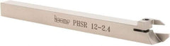 Iscar - PHS, External, Right Hand, 2.4 to 3.18mm Groove Width, Indexable Grooving Tool Holder - GDMW 2.4 Insert Compatibility, 12mm Shank Height, 12mm Shank Width, 150mm OAL - Apex Tool & Supply