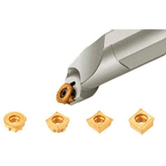Iscar - 1" Min Bore Diam, 10" OAL, 3/4" Shank Diam, S-SUXC Indexable Boring Bar - 2" Max Bore Depth, C/QC95MT 1005.., RC90MT 1205, SC45MT 1005.. Insert, Screw Holding Method - Apex Tool & Supply