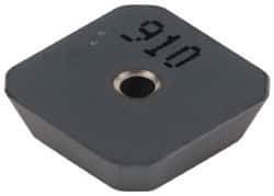 Iscar - SEKN42 Grade IC910 Carbide Milling Insert - AlTiN Finish, 0.1252" Thick, 1/2" Inscribed Circle - Apex Tool & Supply