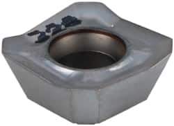Iscar - SEKT43 HM Grade IC328 Carbide Milling Insert - TiCN Finish, 0.2031" Thick, 0.5079" Inscribed Circle - Apex Tool & Supply