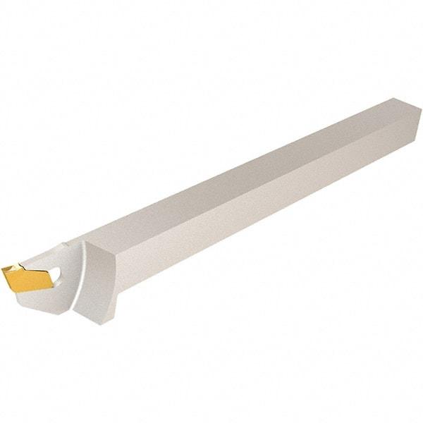 Iscar - SGAF, External, Right Hand, 1.8 to 2.69mm Groove Width, Indexable Grooving Tool Holder - GF.. 2 Insert Compatibility, 10mm Shank Height, 10mm Shank Width, 120mm OAL - Apex Tool & Supply