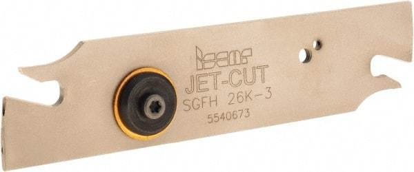 Iscar - 2.7 to 3.53mm Groove Width, Neutral Cut, SGFH Indexable Grooving Blade - GFN-A, GFN-C, GFN-J, GFN-M, GFN-U, GFN-W, GFR-U, GFR/L-C, GFR/L-J, GFR/L-W Insert Style, Series Self-Grip - Apex Tool & Supply