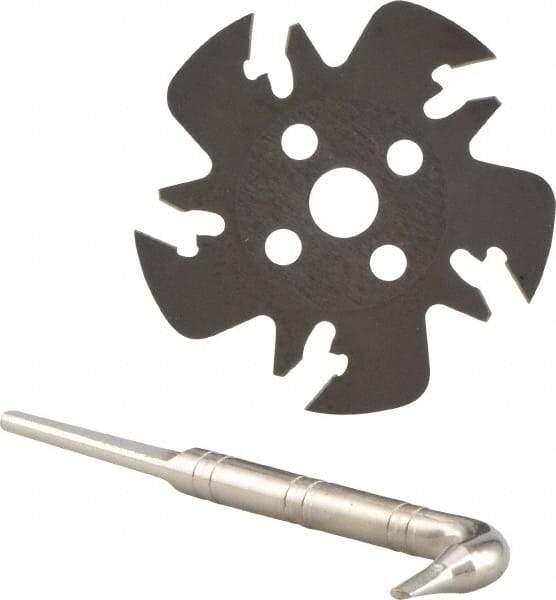 Iscar - Arbor Hole Connection, 0.5906" Depth of Cut, 63mm Cutter Diam, 0.3937" Hole Diam, 5 Tooth Indexable Slotting Cutter - SGSF Toolholder, GSF. Insert - Apex Tool & Supply