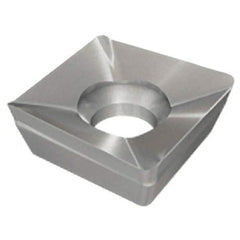 Iscar - SOMT060204 HQ Grade IC520M Carbide Milling Insert - TiCN Finish, 0.1008" Thick, 0.2425" Inscribed Circle, 0.4mm Corner Radius - Apex Tool & Supply
