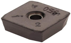 Iscar - SPKN42 42 Grade IC950 Carbide Milling Insert - TiAlN Finish, 0.1252" Thick, 1/2" Inscribed Circle - Apex Tool & Supply