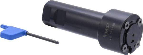 Iscar - Self-Grip 1-1/4" Drive Shank Milling Tip Insert Holder & Shank - 4.72" OAL, SW Tool Holder - Apex Tool & Supply