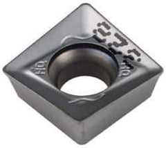 Iscar - XPMT100408 HQ Grade IC328 Carbide Milling Insert - TiCN Finish, 0.1622" Thick, 0.4016" Inscribed Circle, 0.6mm Corner Radius - Apex Tool & Supply