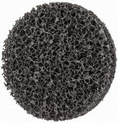 Merit Abrasives - 4" Diam, Silicon Carbide Hook & Loop Disc - Very Coarse Grade, Nonwoven, - Apex Tool & Supply