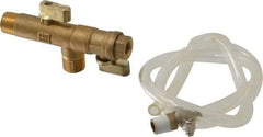PRO-SOURCE - 1/2" Inlet, Self Cleaning Condensate Drain Kit - 1/2" NPT Outlet, 0 to 600 psi - Apex Tool & Supply