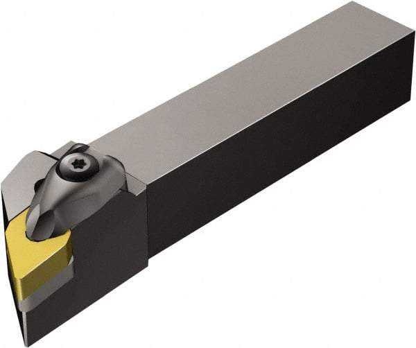 Sandvik Coromant - CDJN, Right Hand Cut, -3° Lead Angle, 1" Shank Height x 1" Shank Width, Negative Rake Indexable Turning Toolholder - 6" OAL, DNGN 15 07 08 Insert Compatibility, Series T-Max - Apex Tool & Supply