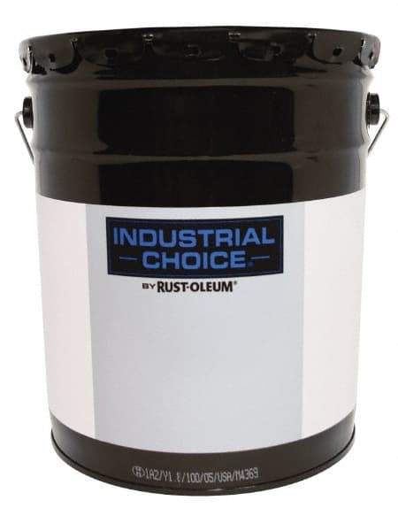 Rust-Oleum - 5 Gal Silver Gray High Gloss Finish Acrylic Enamel Paint - Interior/Exterior, Direct to Metal, <250 gL VOC Compliance - Apex Tool & Supply