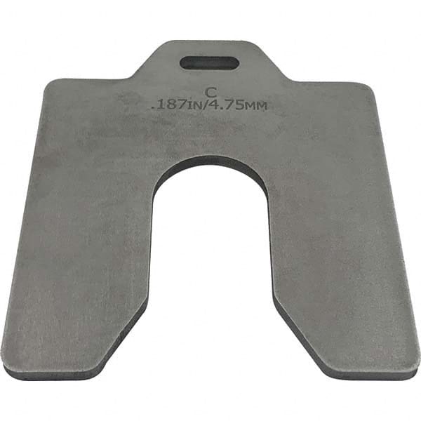 Maudlin Products - Metal Shim Stock Type: Slotted Shim Material: Stainless Steel - Apex Tool & Supply