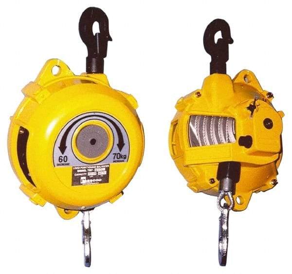 PRO-SOURCE - 66 Lb Load Capacity, 5' Travel Distance, Tool Balancer - Metal Housing, Tension Adjustment, Locking Mechanism - Apex Tool & Supply