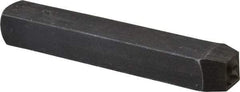 Made in USA - 3/16" Character Size, 2 Character, Heavy Duty Individual Steel Stamp - Steel, Individual - Apex Tool & Supply