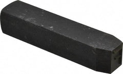 Made in USA - 1/2" Character Size, F Character, Heavy Duty Individual Steel Stamp - Steel, Individual - Apex Tool & Supply