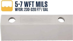 SEYMOUR-MIDWEST - 18" Rubber Blade Floor Squeegee - Threaded End, Single Edge, Gray, Use with 78255 - Apex Tool & Supply