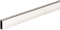 ECONOCO - 1/2" Wide, 1-1/2 High, Open Shelving Accessory/Component - Steel, Matte Finish, 48" Long, Use with 1/2" x 1-1/2" Rectangular Tubing Hangrail Brackets - Apex Tool & Supply