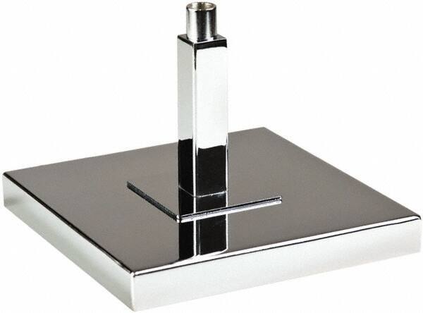 ECONOCO - 8" Wide, Open Shelving Accessory/Component - Steel, Chrome Finish, 8" Long, Use with 5/8" Flange Upright - Apex Tool & Supply