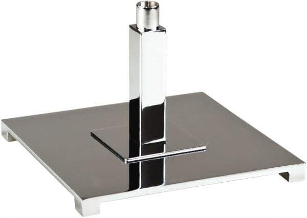 ECONOCO - 8" Wide, Open Shelving Accessory/Component - Steel, Chrome Finish, 8" Long, Use with 5/8" Flange Upright - Apex Tool & Supply