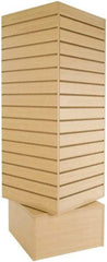 ECONOCO - 20" Wide, 60 High, Open Shelving Accessory/Component - Melanime Density Fiberboard, 20" Deep, Use with Slatwall Accessories - Apex Tool & Supply