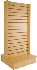 ECONOCO - 25-1/2" Wide, 54 High, Open Shelving Accessory/Component - Melanime Density Fiberboard, 24" Deep, Use with Slatwall Accessories - Apex Tool & Supply