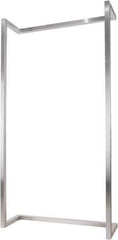 ECONOCO - 50" Wide, 96 High, Open Shelving Accessory/Component - Steel, Satin Chrome Finish, 16" Deep, Use with Alta System - Apex Tool & Supply