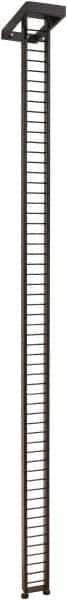 ECONOCO - 1-1/2" Wide, 87-1/2 High, Open Shelving Accessory/Component - Steel, Matte Finish, 7-1/2" Deep, Use with Mini-Ladder System - Apex Tool & Supply