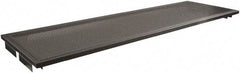 ECONOCO - 43" Wide, Open Shelving Accessory/Component - Steel, Matte Finish, 43" Long, Use with Mirage Mini-Ladder System - Apex Tool & Supply