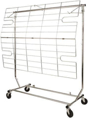ECONOCO - 38 High, Open Shelving Accessory/Component - Steel, Chrome Finish, 50" Long, Use with RCS/1, RCS/2, RCW/4 - Apex Tool & Supply