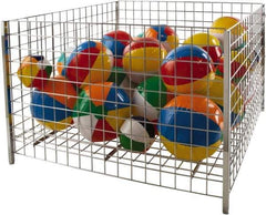ECONOCO - 48" Long x 48" Wide x 32" High Steel Basket-Style Bulk Container - Apex Tool & Supply