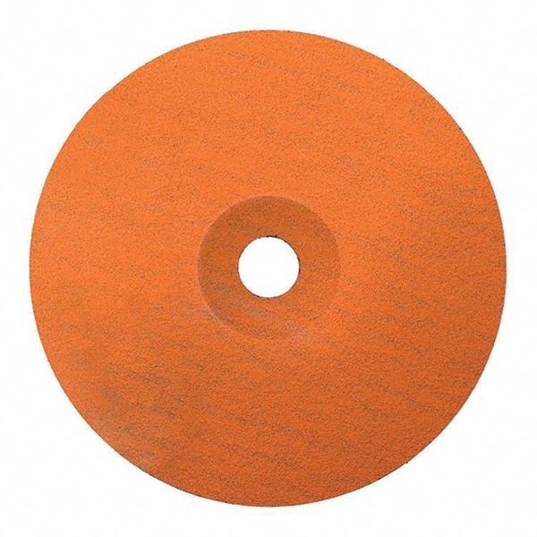WALTER Surface Technologies - 7" Diam 7/8" Hole 24 Grit Fiber Disc - Ceramic - Apex Tool & Supply