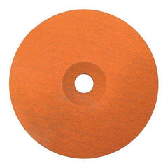 WALTER Surface Technologies - 7" Diam 7/8" Hole 24 Grit Fiber Disc - Ceramic - Apex Tool & Supply