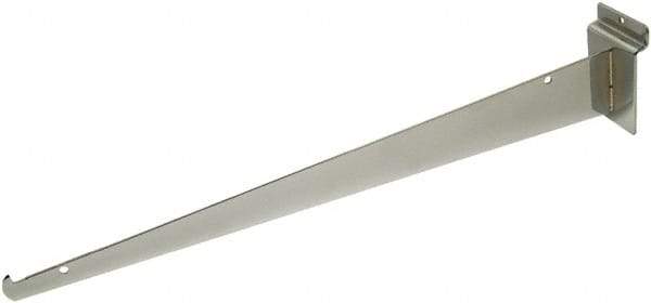 ECONOCO - Chrome Coated Shelf Bracket - 16" Long - Apex Tool & Supply