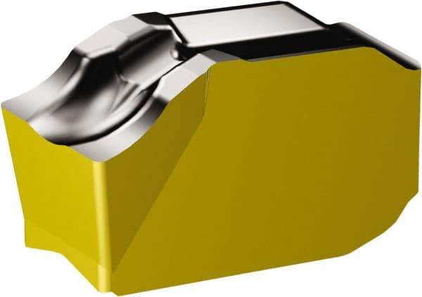 Sandvik Coromant - QDK CM 4325 Grade, 0.2362" Cutting Width, Carbide Cutoff Insert - 0.0118" Cnr Rad, TiCN/Al2O3/TiN Coated - Apex Tool & Supply