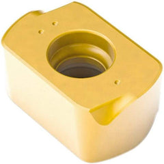 Seco - LOHW060310 Grade MH1000 Carbide Milling Insert - TiAlN Finish, 1/8" Thick, 1/4" Inscribed Circle - Apex Tool & Supply