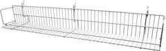 ECONOCO - 6-1/2 High, Open Shelving Accessory/Component - Steel, Epoxy Finish, 47-1/2" Long, Use with Slatwall, Gridwall or Slotted Standard Brackets - Apex Tool & Supply